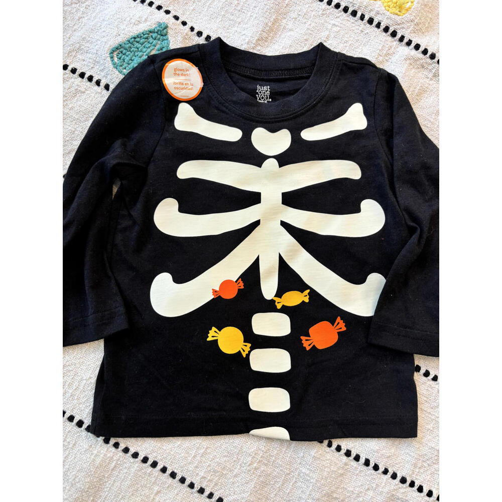 Carter's Just One You Baby Skeleton Long Sleeve Shirt 18M